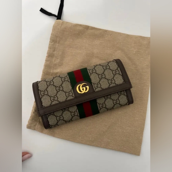 Gucci Ophidia GG Continental Wallet - Picture 1 of 8